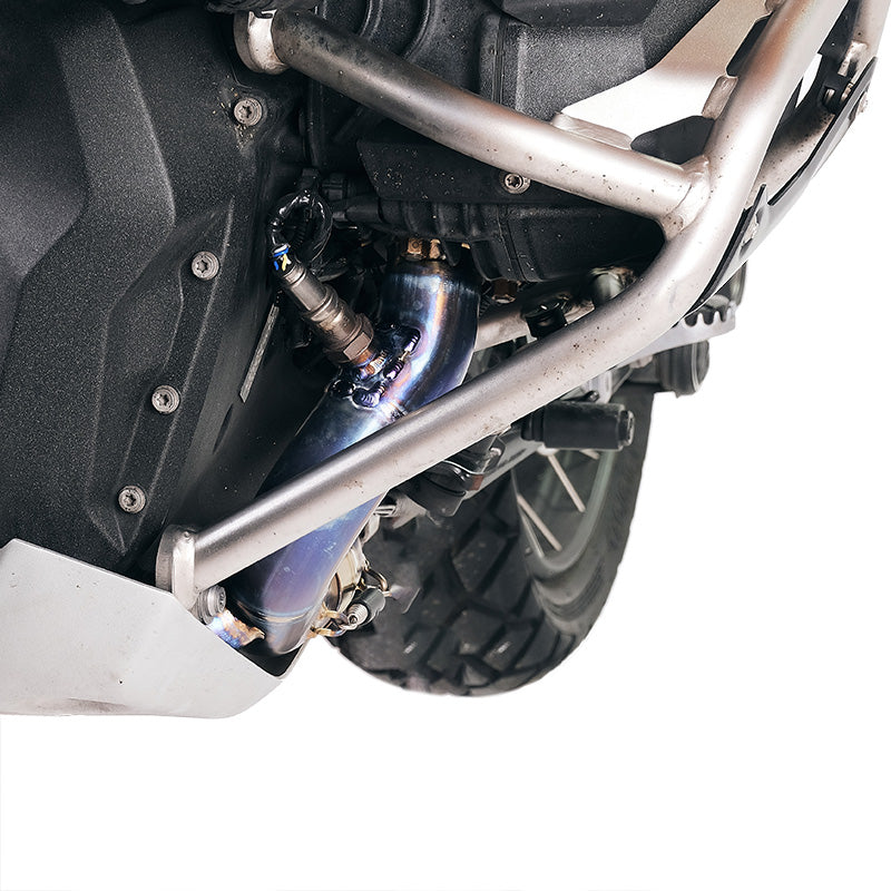 BMW R 1300 GS [2024–2026] - Akrapovic Titan-Auspuffkrümmer + Motorkontrollleuchte EURO 5 + und ADV