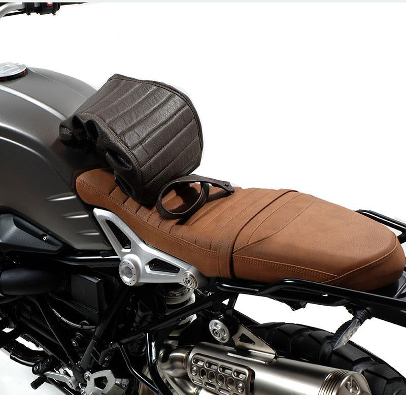 BMW R nineT 1200 Scrambler [2016-2023] - Satteldecke in Leder (langer Sattel)