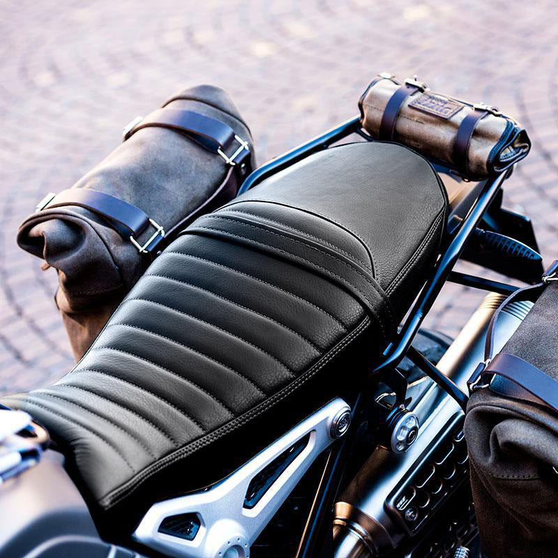 BMW R nineT 1200 Scrambler [2016-2023] - Satteldecke in Leder (langer Sattel)
