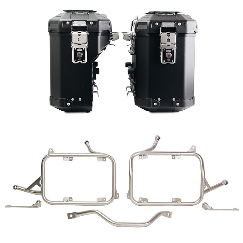 BMW R 1300 GS [2024–2026] - Atlas Aluminium-Taschenpaar 39L + 32L + Aluminium-Satteltaschenrahmen