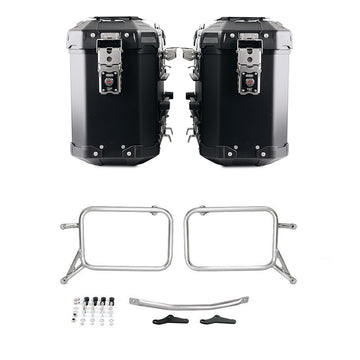 BMW R 850 R / R 1100 R [1993-2002] - Atlas aluminum bag pair 39L + 39L with bag frame