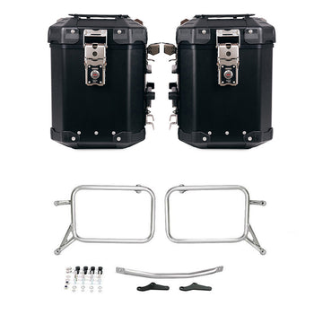 BMW R 850 GS / R 1100 GS / R 1150 GS Adventure [1994-2004] - Atlas aluminum side case set 48L + 48L + aluminum bag frame R850R - R1100R - R1150R, R850GS - R1100GS - R1150GS & ADV
