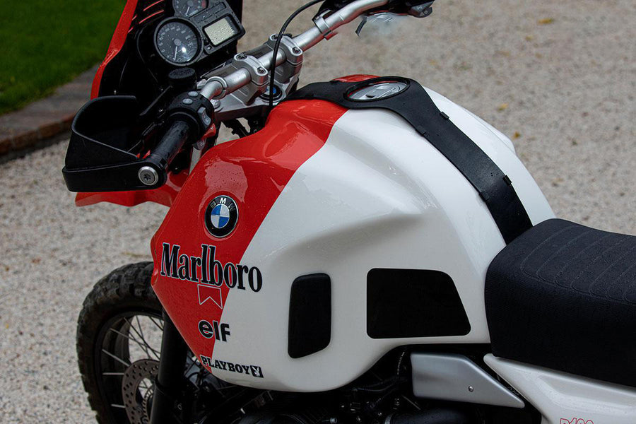 BMW R 120 G/S [2004-2012] - Tankabdeckungen Alpinweiß/Rot