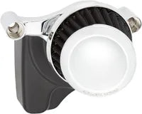 Harley-Davidson FLSTFBS 1800 Fat Boy S [2017] - Mini Teardrop Stealth Luftfilter-Kit – Oberfläche: Silber – Bild 12