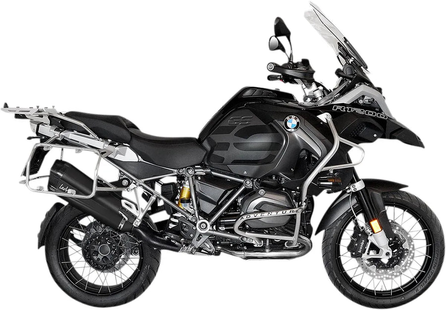 bmw r 1200 gs adventure [LEOVINCE] – LV-12 Black Edition rear silencer