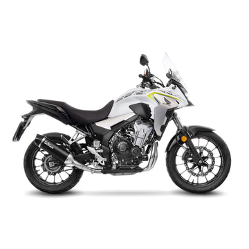 honda cb 500 [LEOVINCE] – Nero rear silencer - stainless steel - 0