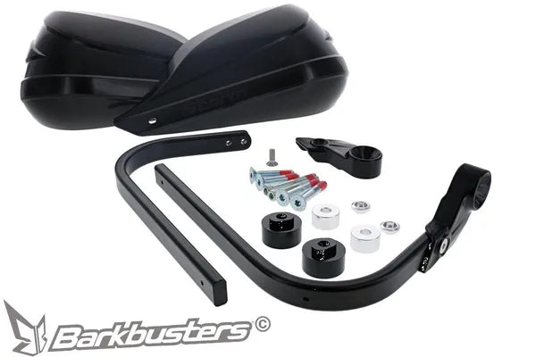 Aprilia Shiver 750 [BARKBUSTERS] – STORM hand protector – Mounted at a point on the end of the handlebars - with thread