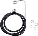 harley davidson flstc [DRAG SPECIALTIES] - Extended stainless steel brake line-4