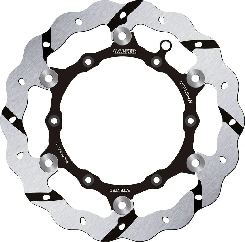 Beta RR 498 Racing [2014] - floating wave brake disc, grooved – picture 1