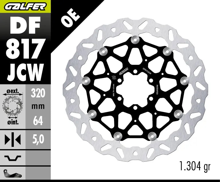 Moto Guzzi California 1400 Eldorado [2018-2020] - BRAKE DISC FLOATECH WAVE – picture 2