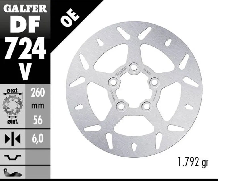 Harley-Davidson Xg 750 Street [2019-2020, 2017] - Brake disc fixed round - picture 2
