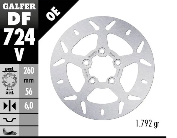 Harley-Davidson Xg 750 Street [2019-2020, 2017] - Brake disc fixed round - picture 4