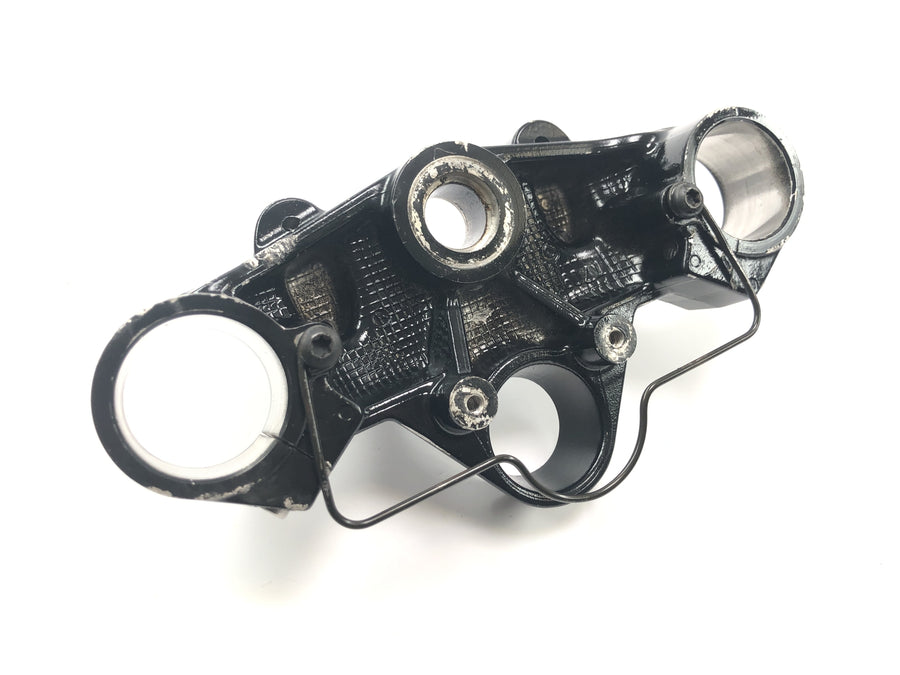 Triumph Tiger 955i 709EN [2003] - Upper fork bridge, steering head clamp, handlebar mount
