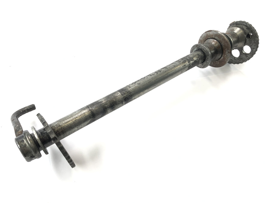 Yamaha XT 600 Z Ténéré 1vj [1986] - Hinter axle axis with chain tensioner