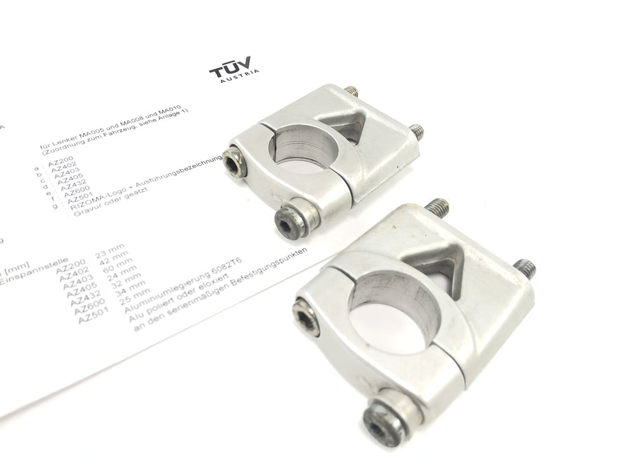 Ducati Monster S4R M4 [2004] - handlebar clamp handlebar bracket handlebar holder riser pair