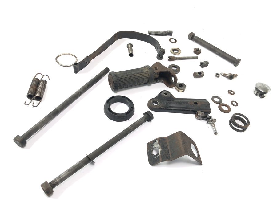 DKW NZ 250 [1938] - remains of parts holder screws mixed lot