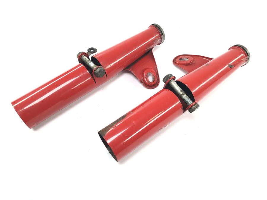 Moto Guzzi V7 Special [1971] - Fork leg upper part telescopic fork headlight mount pair