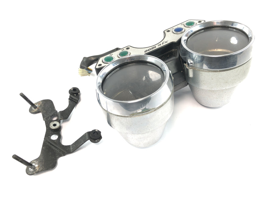 Yamaha XJR 1200 4PU [1996] - Cockpit instrument holder speedometer housing without speedometer and tachometer