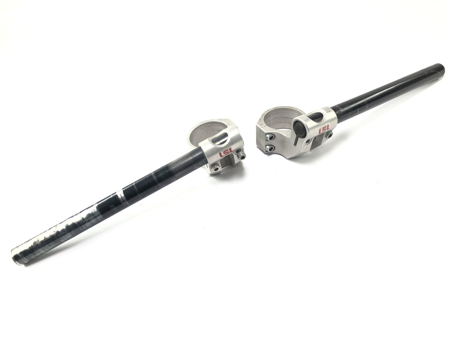 Aprilia SL 1000 Falco Pa [2000] - handlebar fum on the left and right clip -on poles aluminum silver