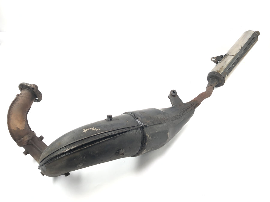 Honda NSR 125 JC22 [1998] - exhaust exhaust system Krümmer silencer right behind