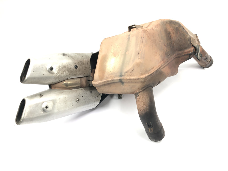 Ducati Multistrada 1200 S Touring [2009] - Exhaust rear silencer silencer exhaust collector