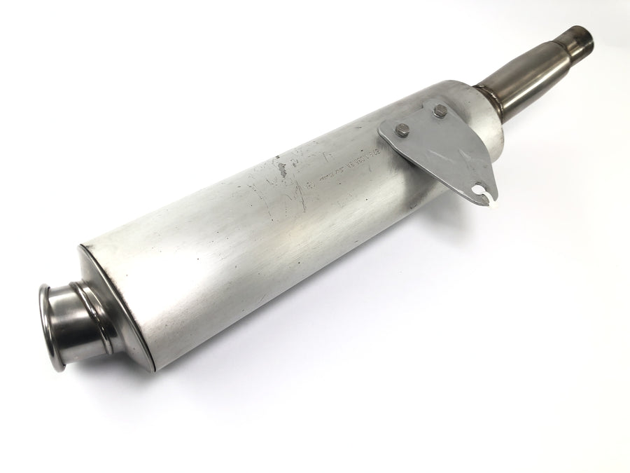 Ducati Monster M600 [1995] - exhaust end silencer silencer on the right with signs of wear