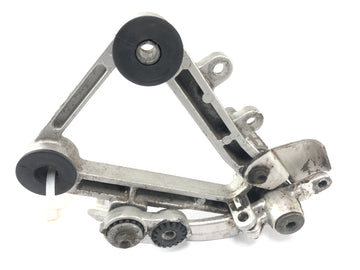 Cagiva MITO 125 EVO 8P [2000] - Driver's footrest roast footrest bracket on the right with brake pedal