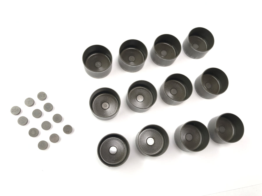 Triumph Street Triple R 675 D67LD [2010] - Stößeltassen valve stark cups of shims sentence