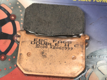 Kawasaki Z 1100 KZT10A [1984] - Brake pads brake blocks Double -H Sintering Ebc - 0