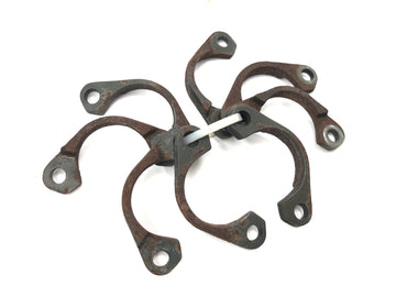 Kawasaki GPZ 1000 RX [1987] - manifold clamps exhaust manifold holder clamps retaining bracket Exhaust
