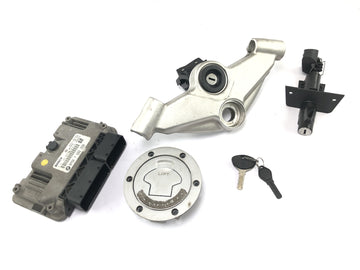 BMW K 1200 S K12S [2005] - Lock set with control unit and fork bridge