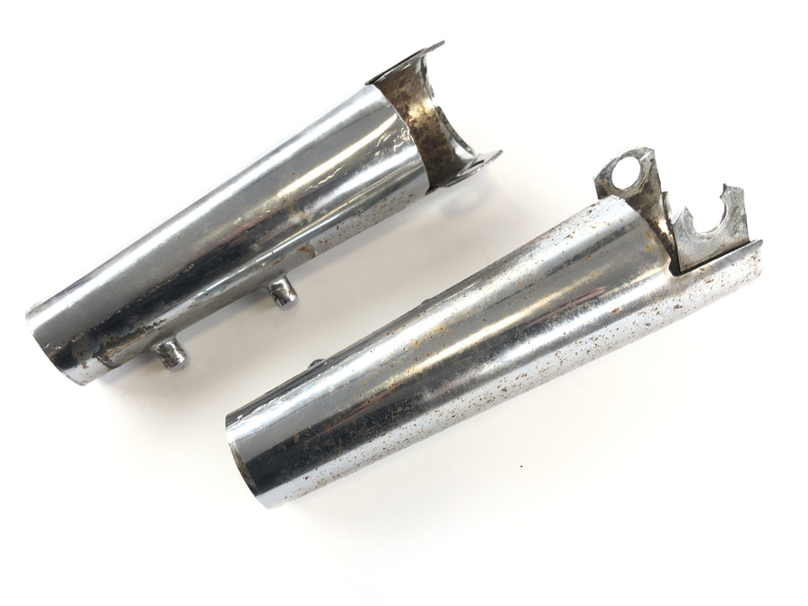 Triumph Bonneville T140V [1976] - fork cladding aperated fork