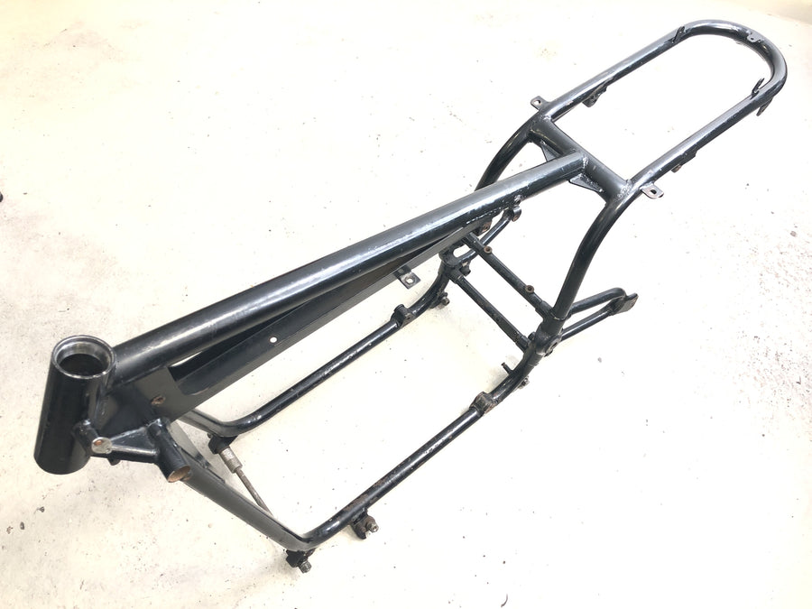 Moto Guzzi V7 Special [1971] - frame with registration document main frame chassis chassis base frame