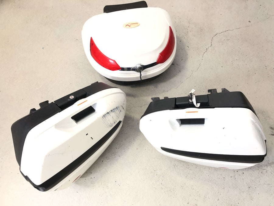 Moto Guzzi Stelvio 1200 4V [2009] - suitcase set side case top case motorcycle case