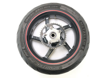 Aprilia SL 1000 Falco Pa [2000] - rear wheel Rad rim 6.00 x 17 inch tires 180/55 ZR17 Metzeler - 0