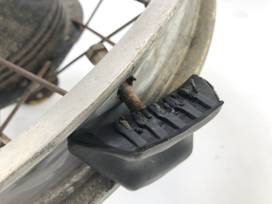 Yamaha XT 500 1U6 [1981] - Rear wheel rim with brake drum