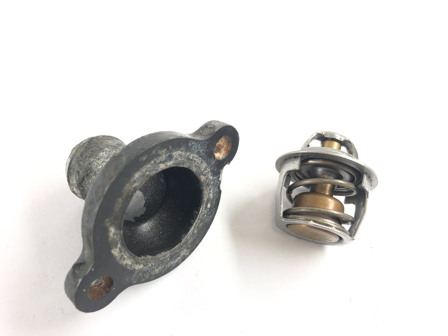 Kawasaki KMX 125 B [1998] - Coolant flange thermostat