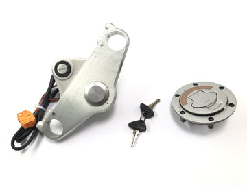 BMW K 1200 GT K12 [2003] - top fork bridge with ignition lock and tank lock - 0