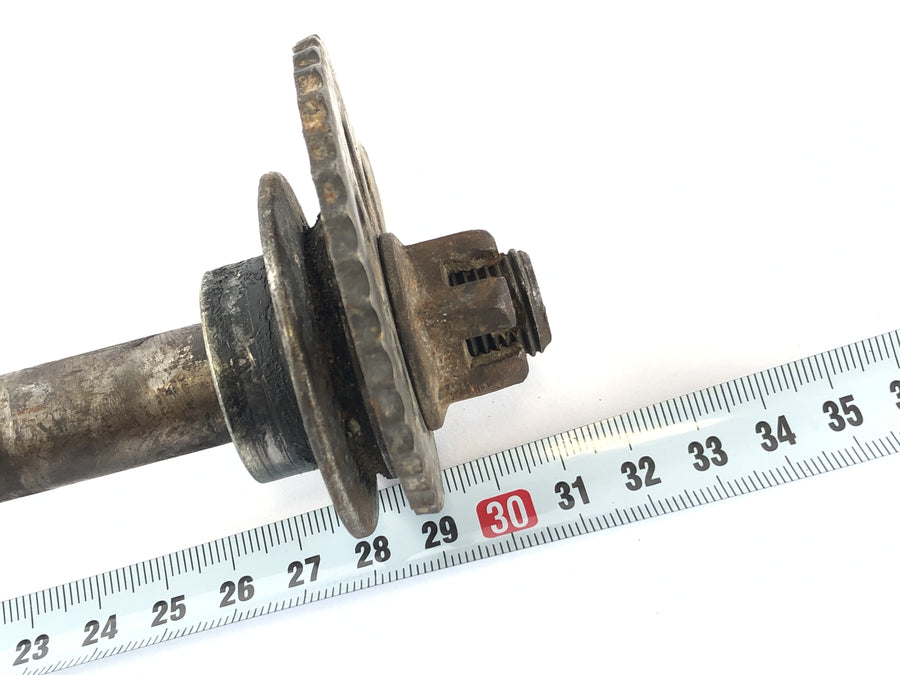 Yamaha XT 600 Zentere 34L [1985] - rear axle with chain tensioner