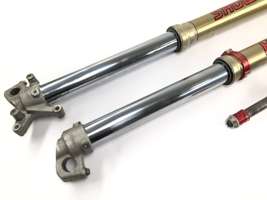 Honda CRF 450 R [2007] - Gabel Telegabel mit Achse Vordergabel Showa Upside Down