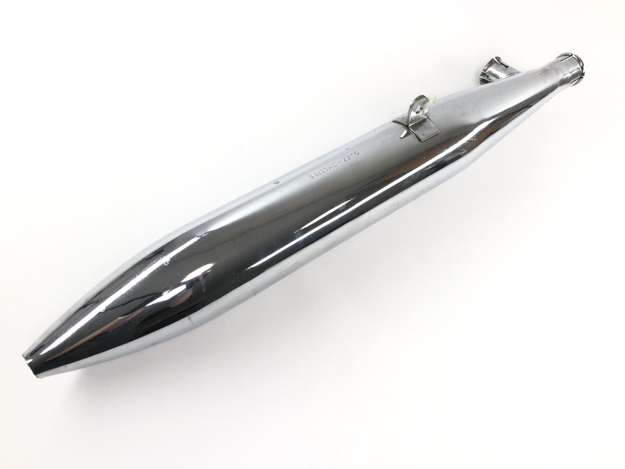 Moto Guzzi V7 Special [1971] - exhaust rear silencer right silencer chrome plated
