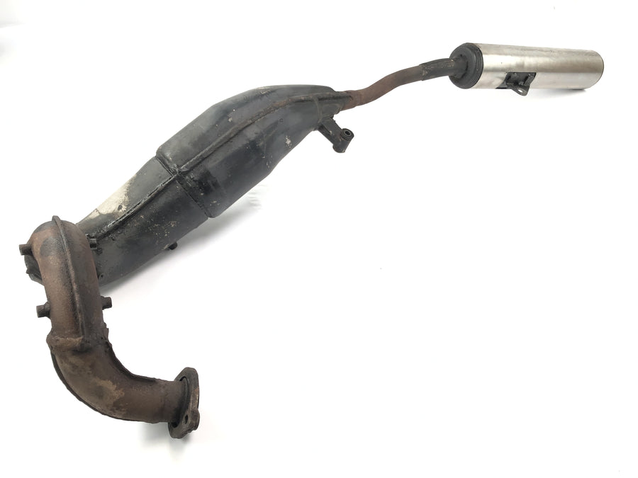 Honda NSR 125 JC22 [1998] - exhaust exhaust system Krümmer silencer right behind