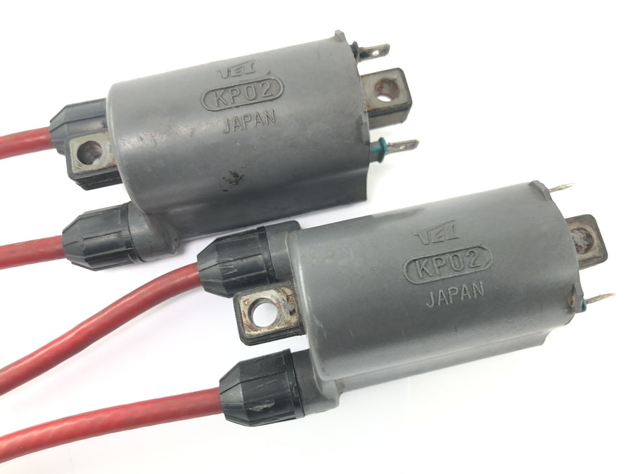 Kawasaki ZXR 400 ZX400L [1992] - Ignition coil set ignition coil ignition cable spark plug cap