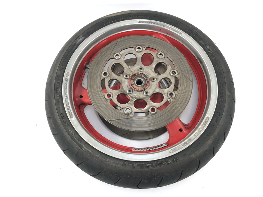 Suzuki GSX R 1100 GV73B [1990] - front wheel wheel rim at the front with brake discs
