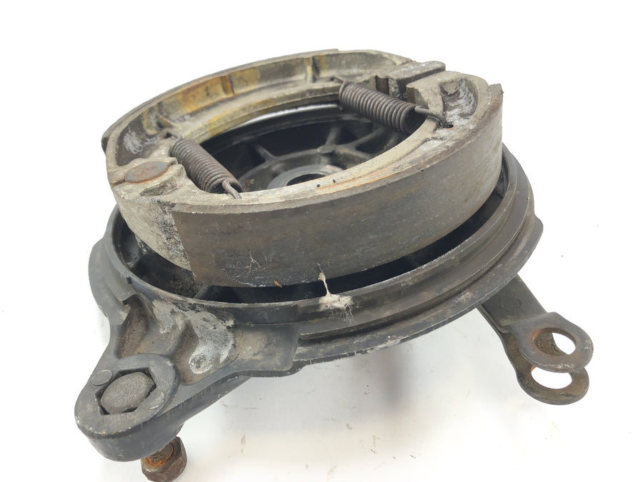 Yamaha XT 500 1U6 [1981] - Rear brake drum with brake shoes