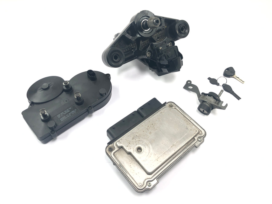 BMW R 1200 GS R12 K25 [2004] - Lock set control unit cockpit ignition lock upper fork bridge steering lock key set