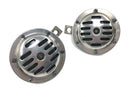 Laverda 1000 [1978] - Horn Signal Horn Double Horn Chrome Round Retro Pair-1