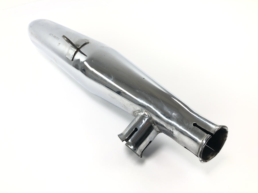Moto Guzzi V7 Special [1971] - exhaust rear silencer left silencer chrome-plated
