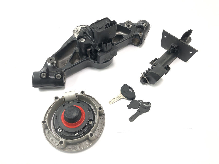 BMW K 1200 S K12S [2004] - Lock set for upper fork bridge with ignition lock, tank lock