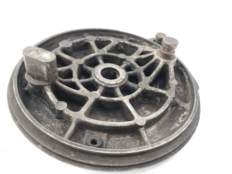 Yamaha XT 500 1U6 [1981] - Rear brake drum with brake shoes